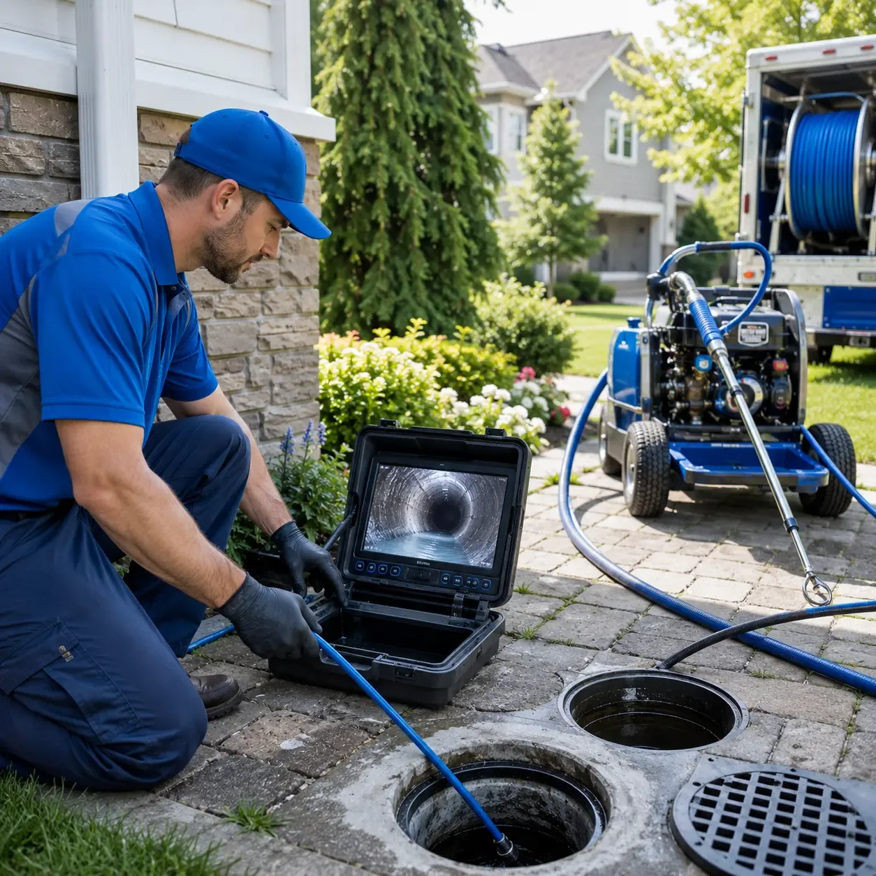 Outdoor drain cleaning professionals serving Quincy, IN